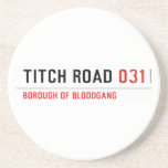 TITCH ROAD  Coasters (Sandstone)