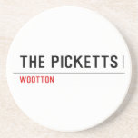 the picketts  Coasters (Sandstone)