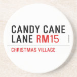 Candy Cane Lane  Coasters (Sandstone)