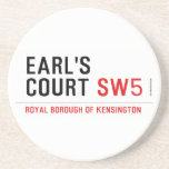 earl's court  Coasters (Sandstone)