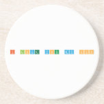 I love you my son  Coasters (Sandstone)