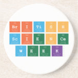 british
 science
 week  Coasters (Sandstone)