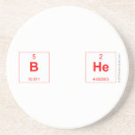 B He  Coasters (Sandstone)