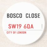 BOSCO  CLOSE    Coasters (Sandstone)