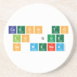 Cagon to
 lo que
 se menea  Coasters (Sandstone)