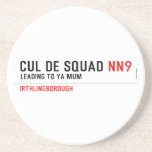 Cul De Squad  Coasters (Sandstone)