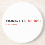 Amanda Ellis  Coasters (Sandstone)
