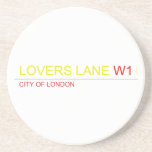 LOVERS LANE  Coasters (Sandstone)