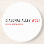 Diagonal Alley  Coasters (Sandstone)