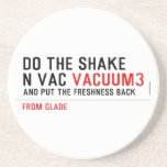Do the Shake  n vac  Coasters (Sandstone)