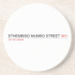 Sthembiso mumbo street  Coasters (Sandstone)