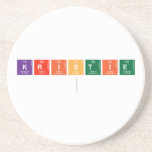K|R|I|S|T|I|E
   Coasters (Sandstone)