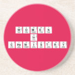 WOMEN 
 IN 
 CHEMISTRY  Coasters (Sandstone)