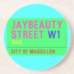 JayBeauty Street  Coasters (Sandstone)