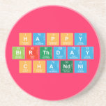 Happy 
 Birthday
 Chandni  Coasters (Sandstone)