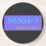 nessi<3  Coasters (Sandstone)