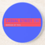 Casual Street  Coasters (Sandstone)