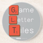 Game
 Letter
 Tiles  Coasters (Sandstone)