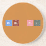 CARE BIG  Coasters (Sandstone)