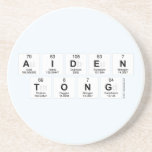 Aiden 
 Tong  Coasters (Sandstone)