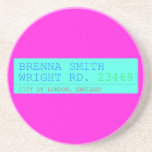 Brenna Smith Wright Rd.  Coasters (Sandstone)