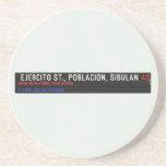  Ejercito st., poblacion, sibulan  Coasters (Sandstone)