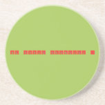All About Elements !  Coasters (Sandstone)