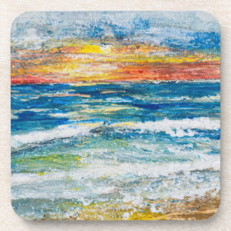 Coasters - Sea Waves Sunset