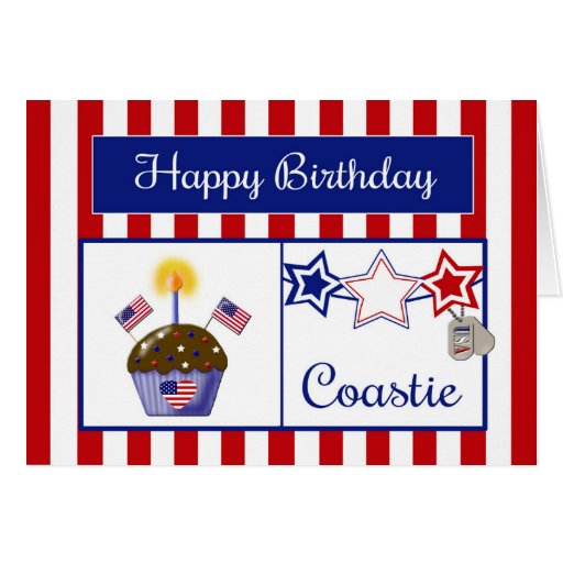 Coastie Birthday Card - Coast Guard | Zazzle