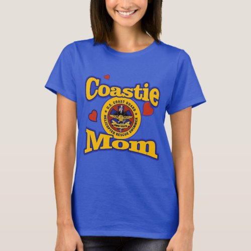 Coastie Mom _ Rescue Swimmer T_Shirt