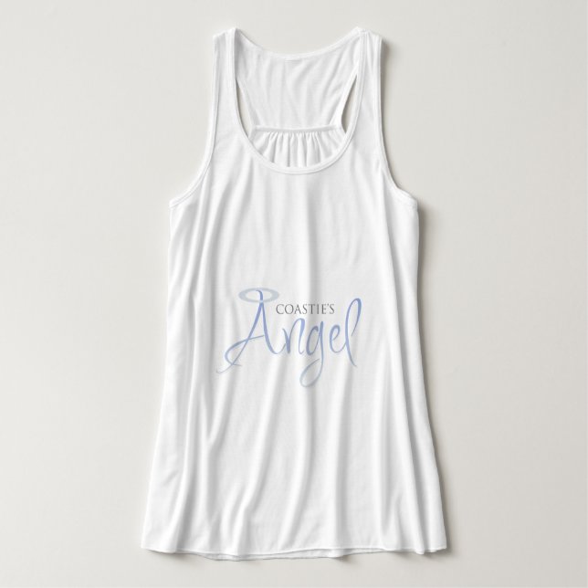 Coastie's Angel Tank Top (Design Front)