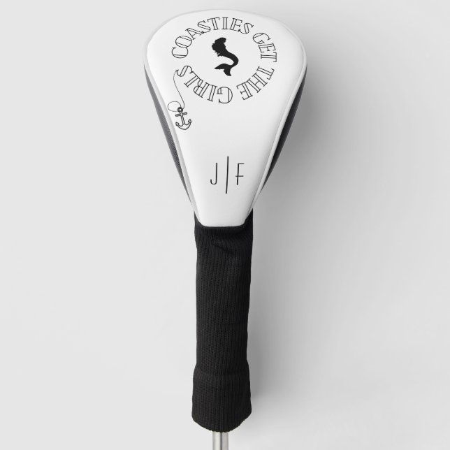 Coasties Get the Girls Golf Head Cover (Front)