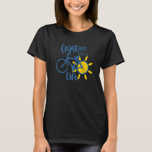 Coasting Thru Life Cyclist T-Shirt
