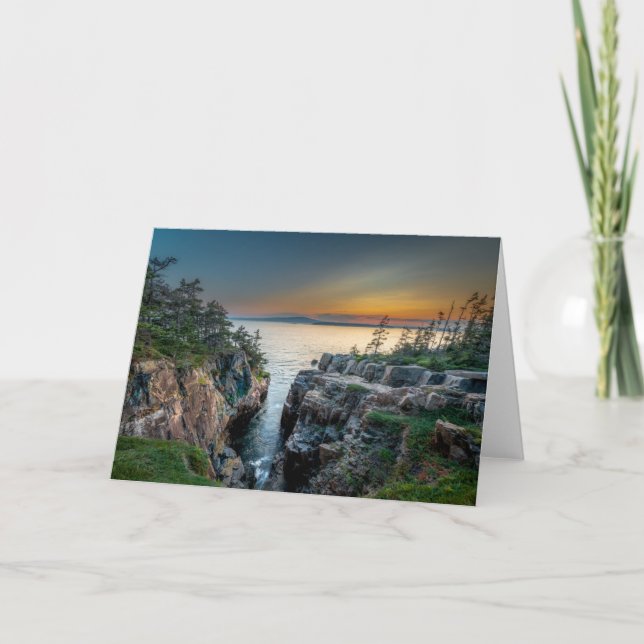 Coastline | Acadia National Park, Maine Card (Front)