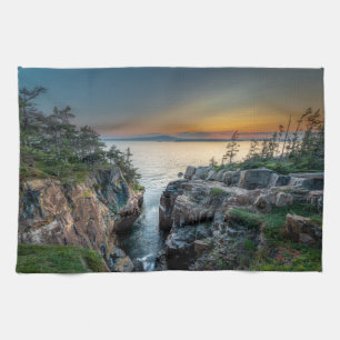 Coastline Acadia National Park, Maine Kitchen Towel