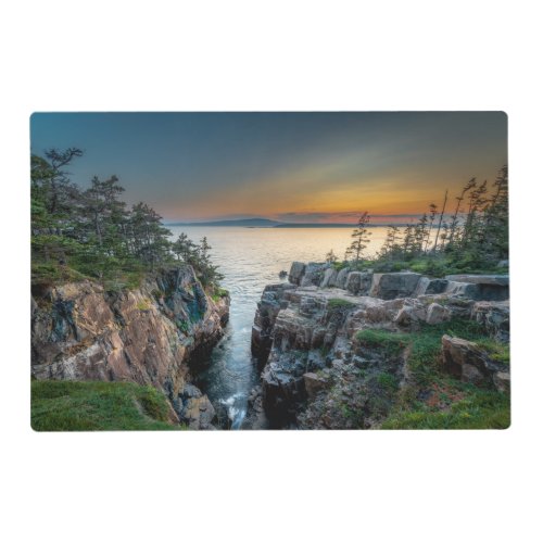 Coastline  Acadia National Park Maine Placemat