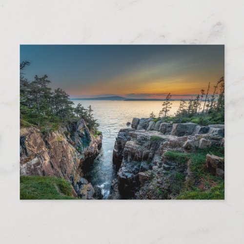 Coastline  Acadia National Park Maine Postcard