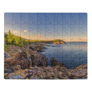 Coastline   Acadia National Park, Schooner Head Jigsaw Puzzle