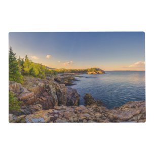 Coastline Acadia National Park, Schooner Head Placemat