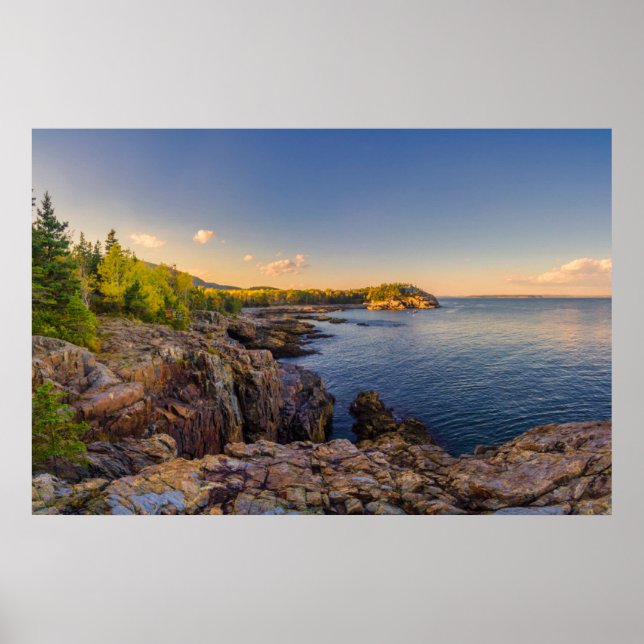 Coastline | Acadia National Park, Schooner Head Poster (Front)