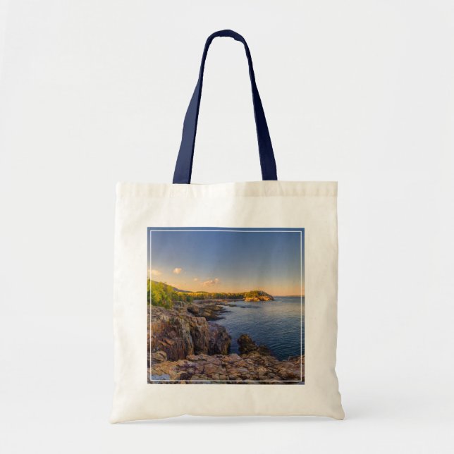 Coastline | Acadia National Park, Schooner Head Tote Bag (Front)