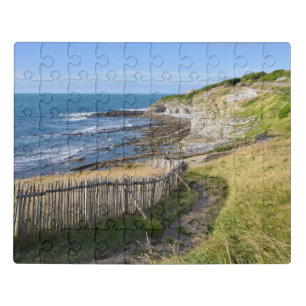 Coastline at Saint Jean de Luz in France Jigsaw Puzzle