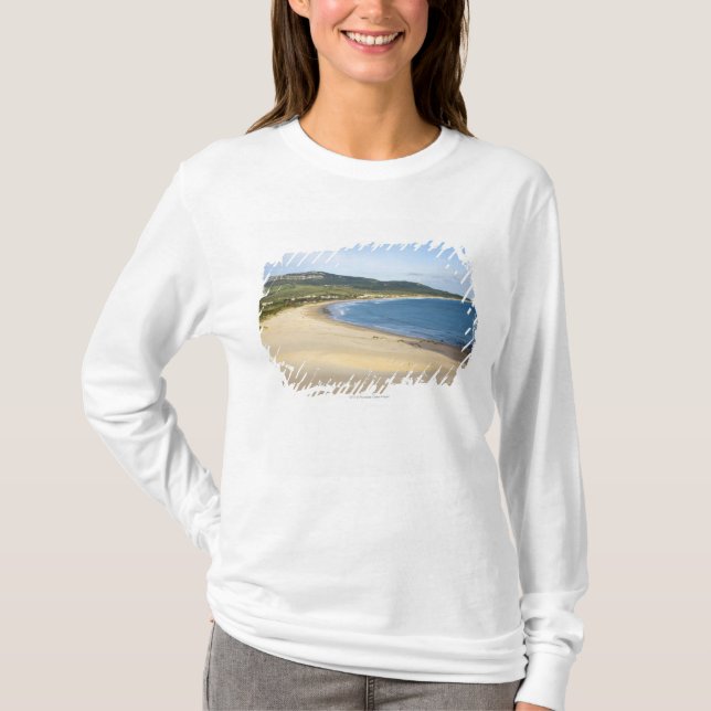 Coastline Beach Along The Coast Near Tarifa T-Shirt (Front)