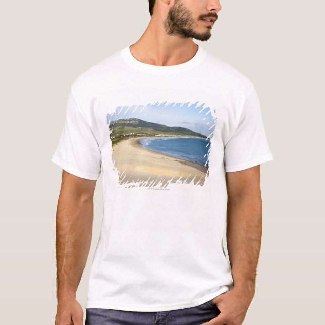Coastline Beach Along The Coast Near Tarifa T-Shirt (Front)