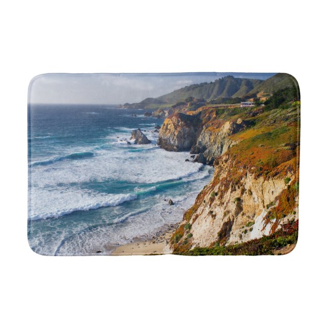 Coastline | Big Sur, California Bath Mat (Front)