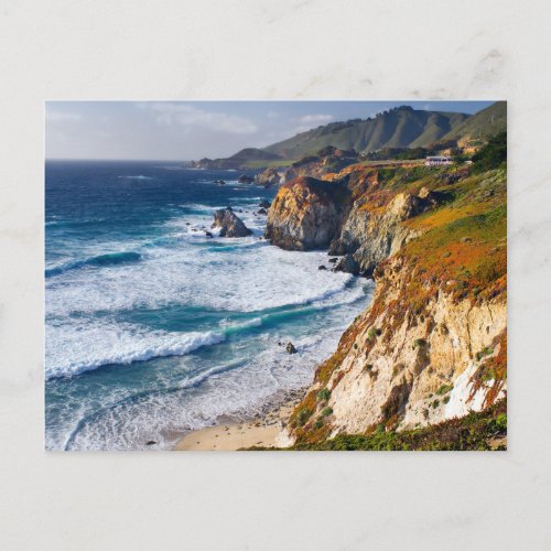 Coastline  Big Sur California Postcard