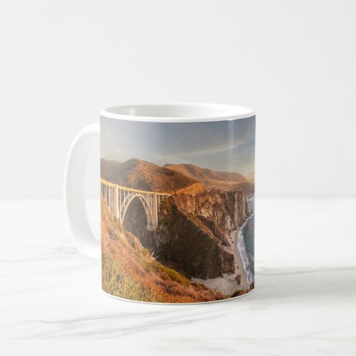 Coastline  Bixby Bridge Big Sur California Coffee Mug