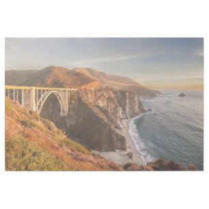 Coastline   Bixby Bridge, Big Sur California Gallery Wrap
