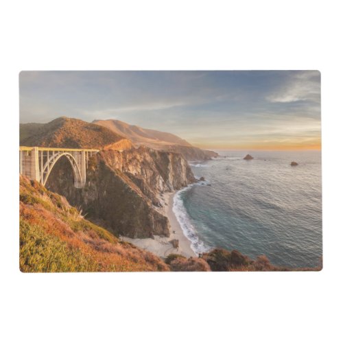 Coastline  Bixby Bridge Big Sur California Placemat