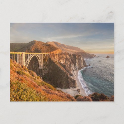Coastline  Bixby Bridge Big Sur California Postcard